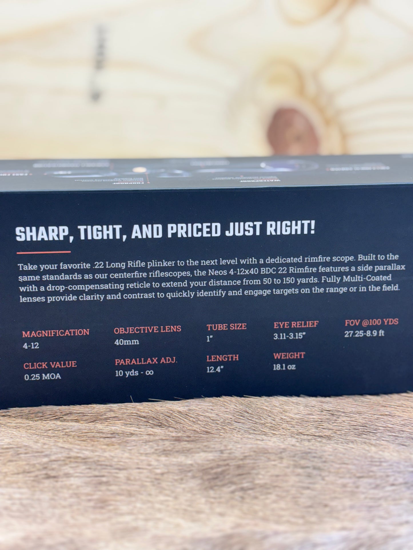 ATHLON NEOS 4-12X40 BDC 22 RIMFIRE