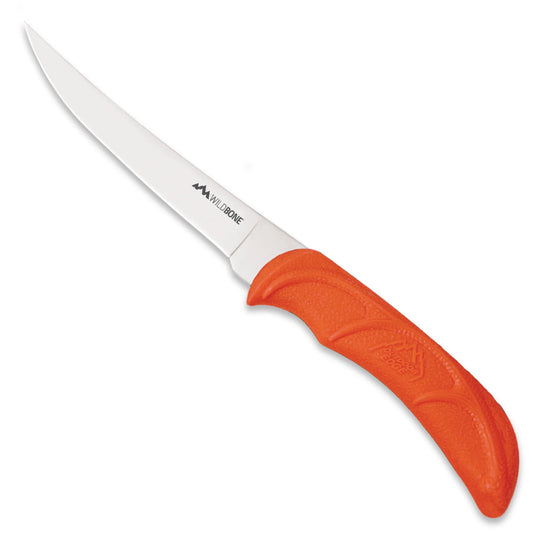OUTDOOR EDGE 5" BONING/FILLET KNIFE ORANGE HANDLE