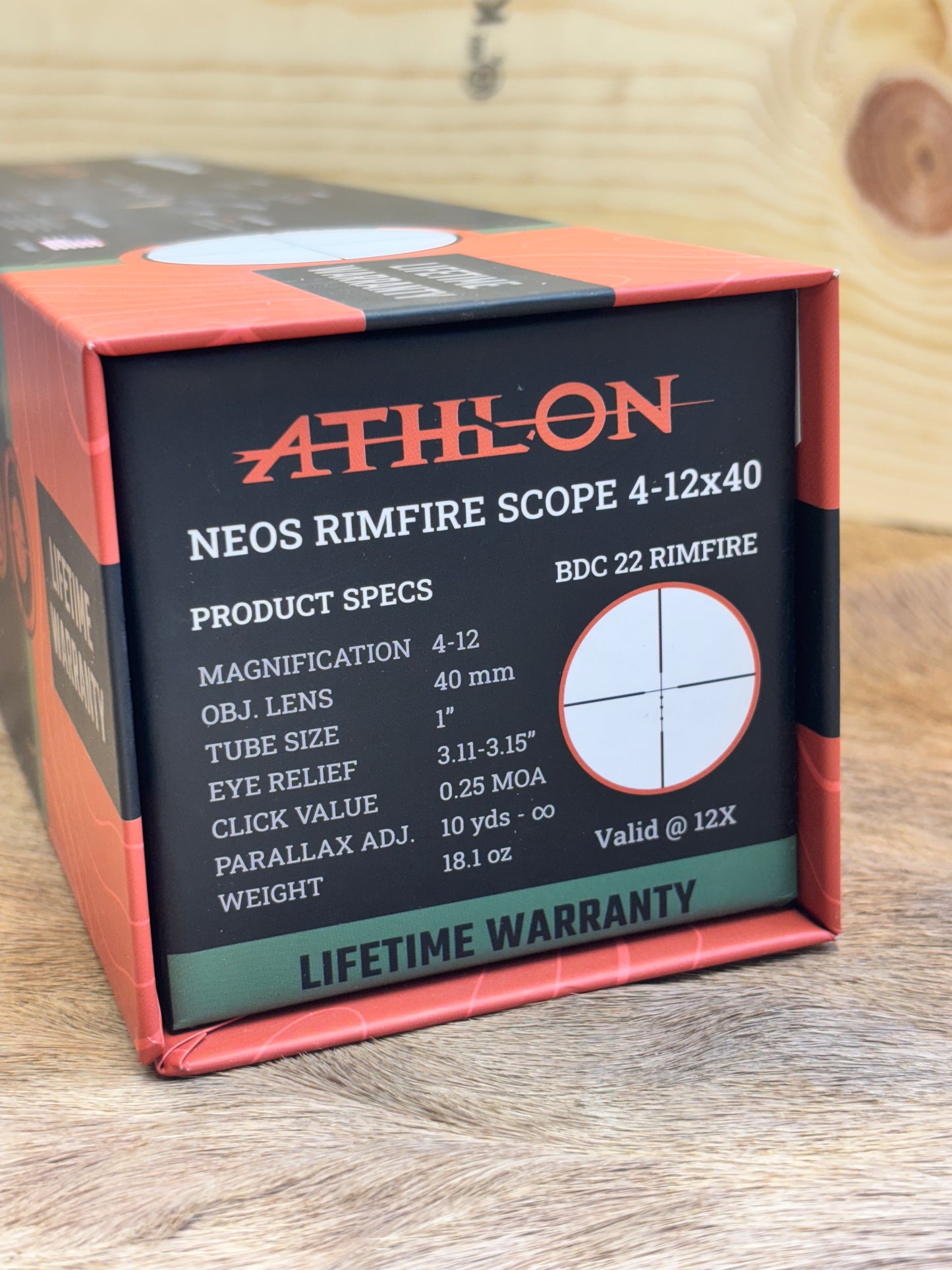 ATHLON NEOS 4-12X40 BDC 22 RIMFIRE